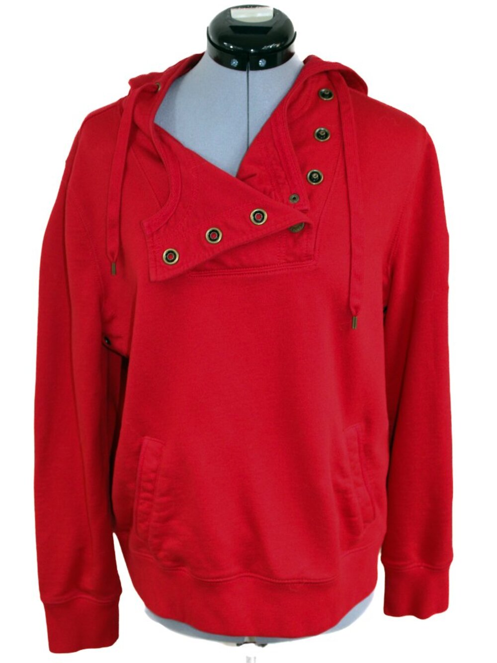 VINTAGE LAUREN JEANS Co Ralph Lauren Womens Med Red Sweater Preppy Equestrian